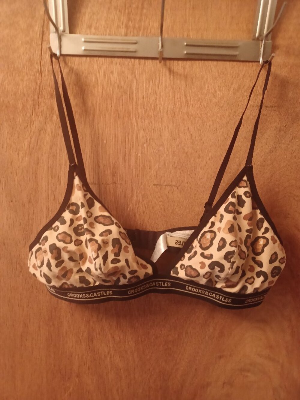 Crooks & Castles Women's Cheetah Bra Top